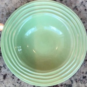 Royal Norfolk Stoneware Ribbed Light Green Bowl